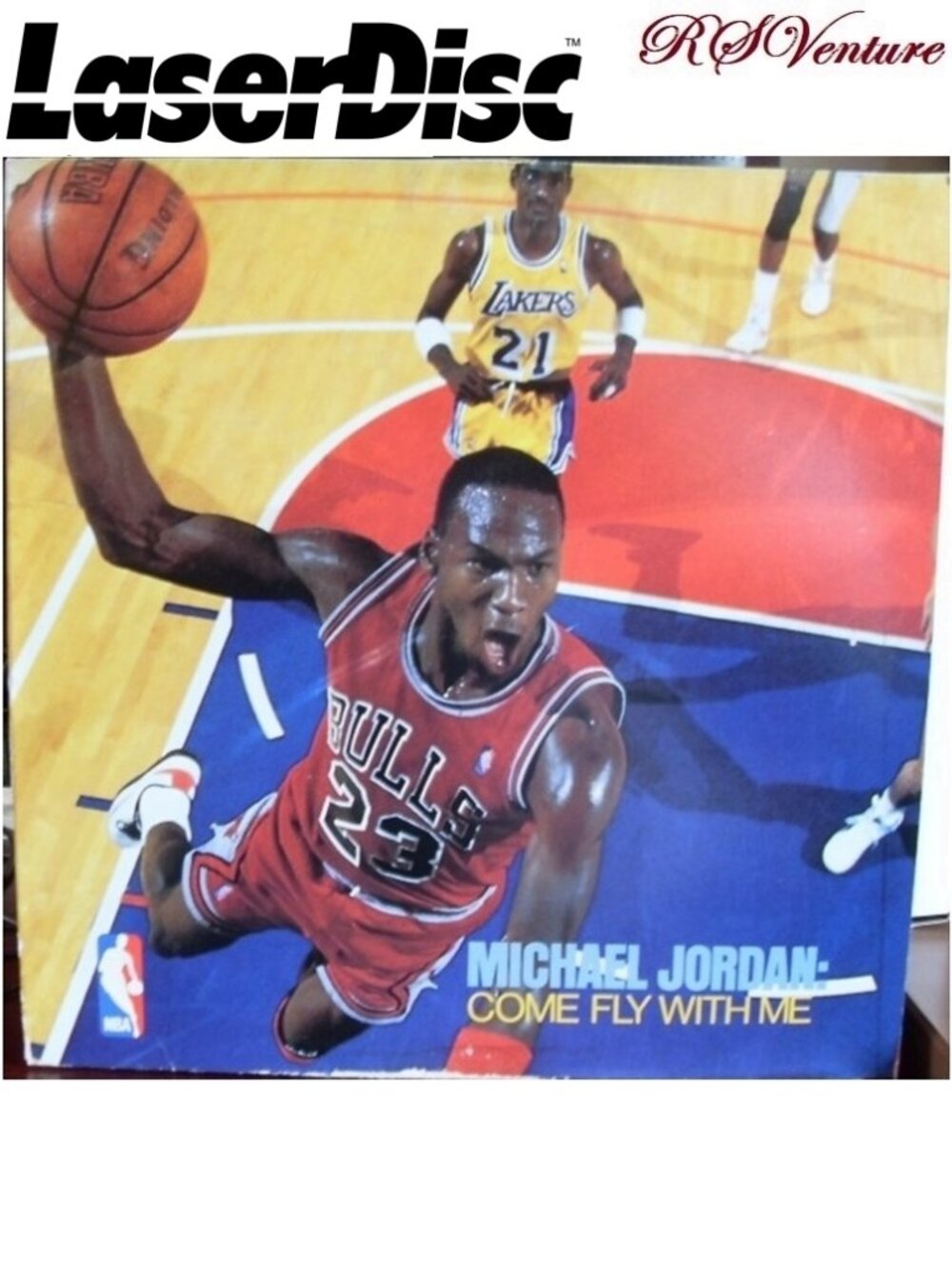 LaserDisc Film Michael Jordan "COME FLY WITH ME"